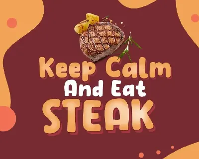 Fresh Steak font