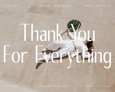 Benedict Sans Modern Sans Serif font