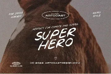 Superhero - Handwriting Font