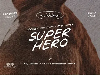 Superhero - Handwriting Font