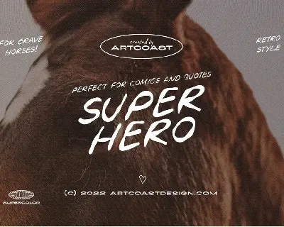 Superhero - Handwriting Font