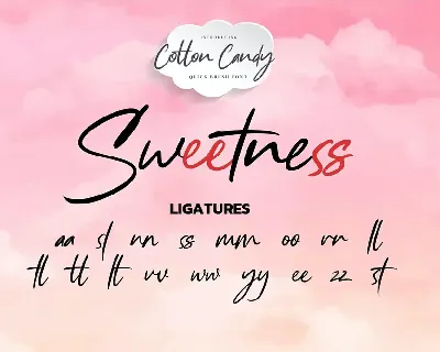 Cotton Candy - Quick Brush Font