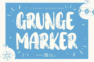 Grunge Marker | A Grunge Marker Font