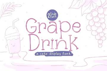 Grape Drink font