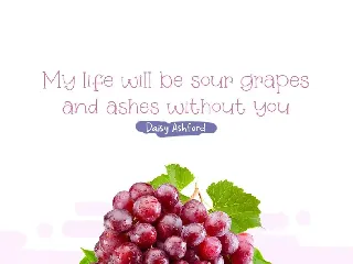 Grape Drink font