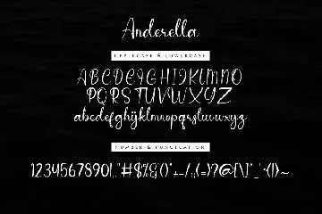 Anderella font