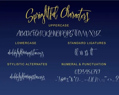 Sprightful Typeface font