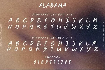 Alabama Handwritten Font