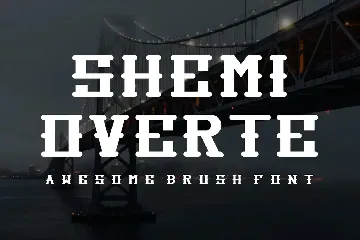 SHEMI OVERTE font