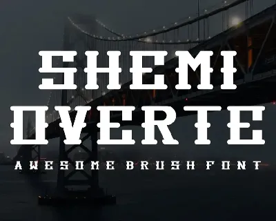 SHEMI OVERTE font