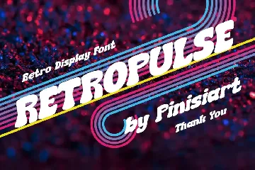 RETROPULSE - retro display font