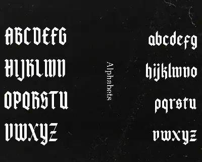 Salvadors | Modern Blackletter font