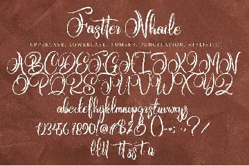 Fastter Nhaile font