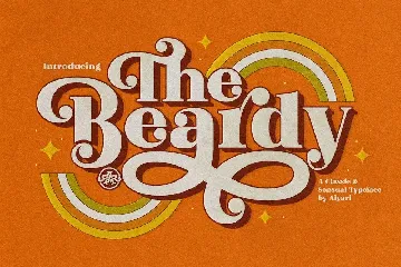 The Beardy font