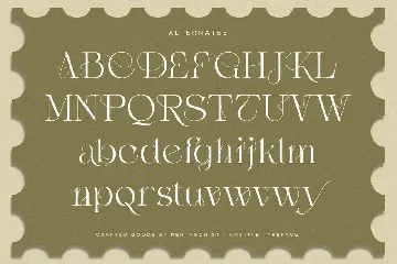 Amstine | Modern Serif font