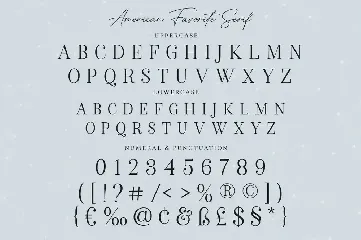 American Favorite Font Duo