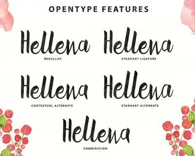 Hellena Script font