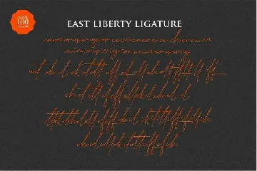 East Liberty font