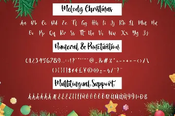 Melody Christmas - Script Handwritten Font