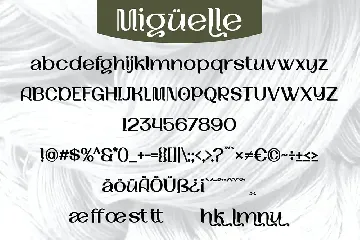 Miguelle Modern Font