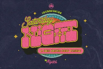 Saturday Night Font Family