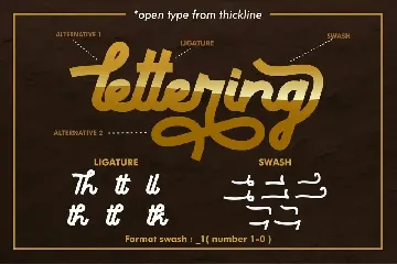 Thickline - Classic Bold Font