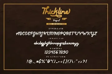 Thickline - Classic Bold Font