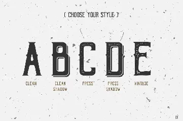 Bohem Typeface - 5 Font Styles