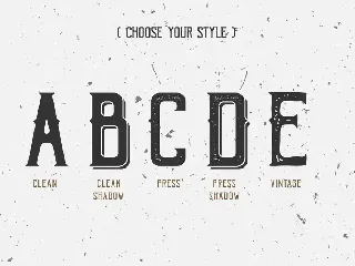 Bohem Typeface - 5 Font Styles