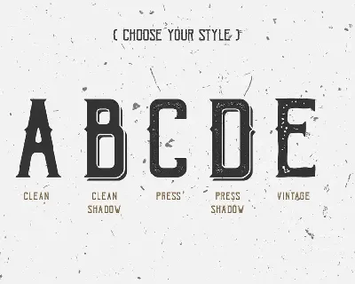 Bohem Typeface - 5 Font Styles