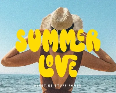 Nineties Stuff - Groovy Font