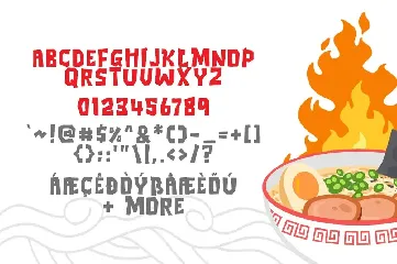 Ramen Hot font