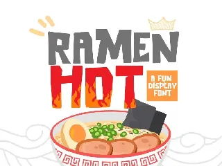 Ramen Hot font