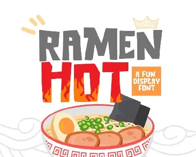 Ramen Hot font