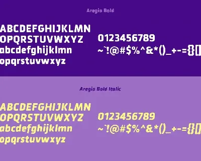 Aregia Sans Serif Font