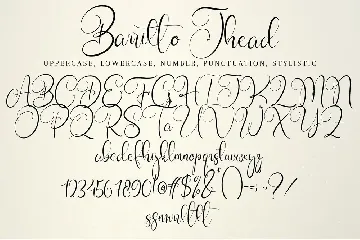 Baritto Jhead font