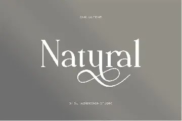 Carina classy elegant font