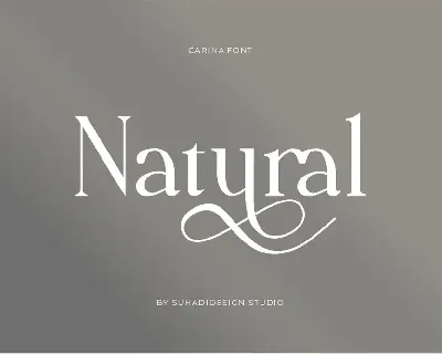 Carina classy elegant font