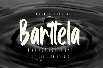 Barttela - Handbrush Font