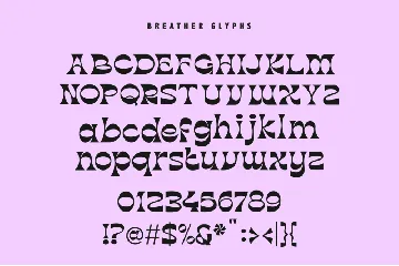 Breather font