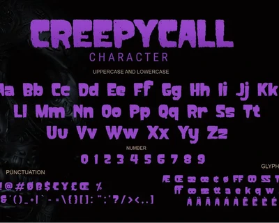 Creepycall font