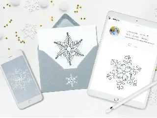 Christmas Snowflake Dingbats font
