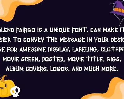 BLEND FAIRGO - Fun Font