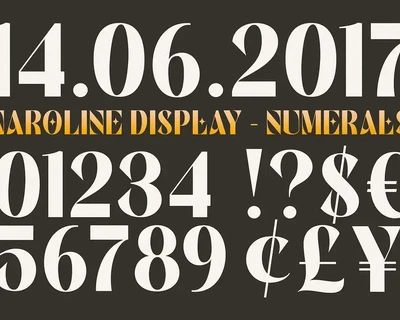 Naroline font