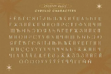 Prosper Rules font