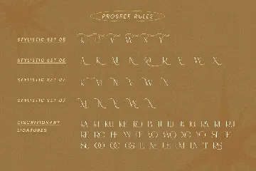 Prosper Rules font