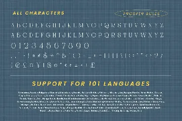 Prosper Rules font