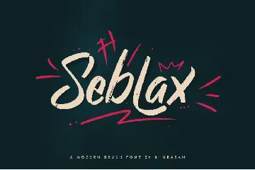 Seblax Brush Font