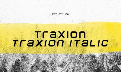 Traxion font