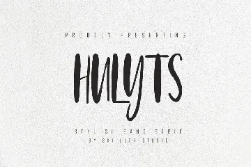 Hulyts - Stylish Sans Serif font